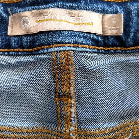 Athleta Sculptek Slim Lapis Wash Crop Jeans - Picture 8 of 8